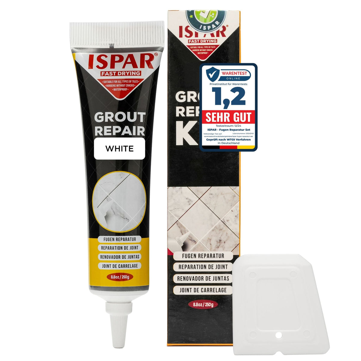 ISPAR Fugenreparatur-Set 250 g in Weiß