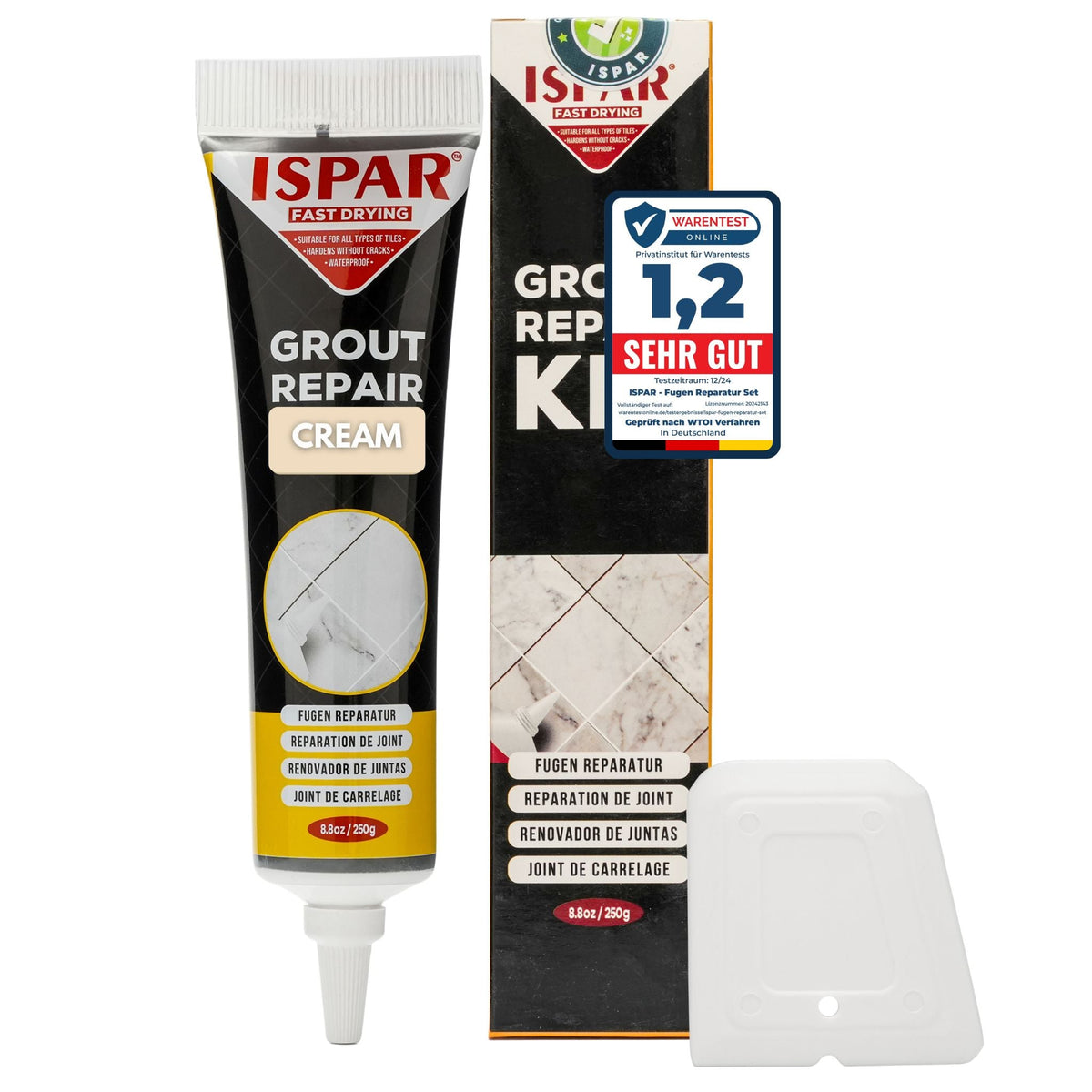 ISPAR Fugenreparatur-Set 250 g in Creme