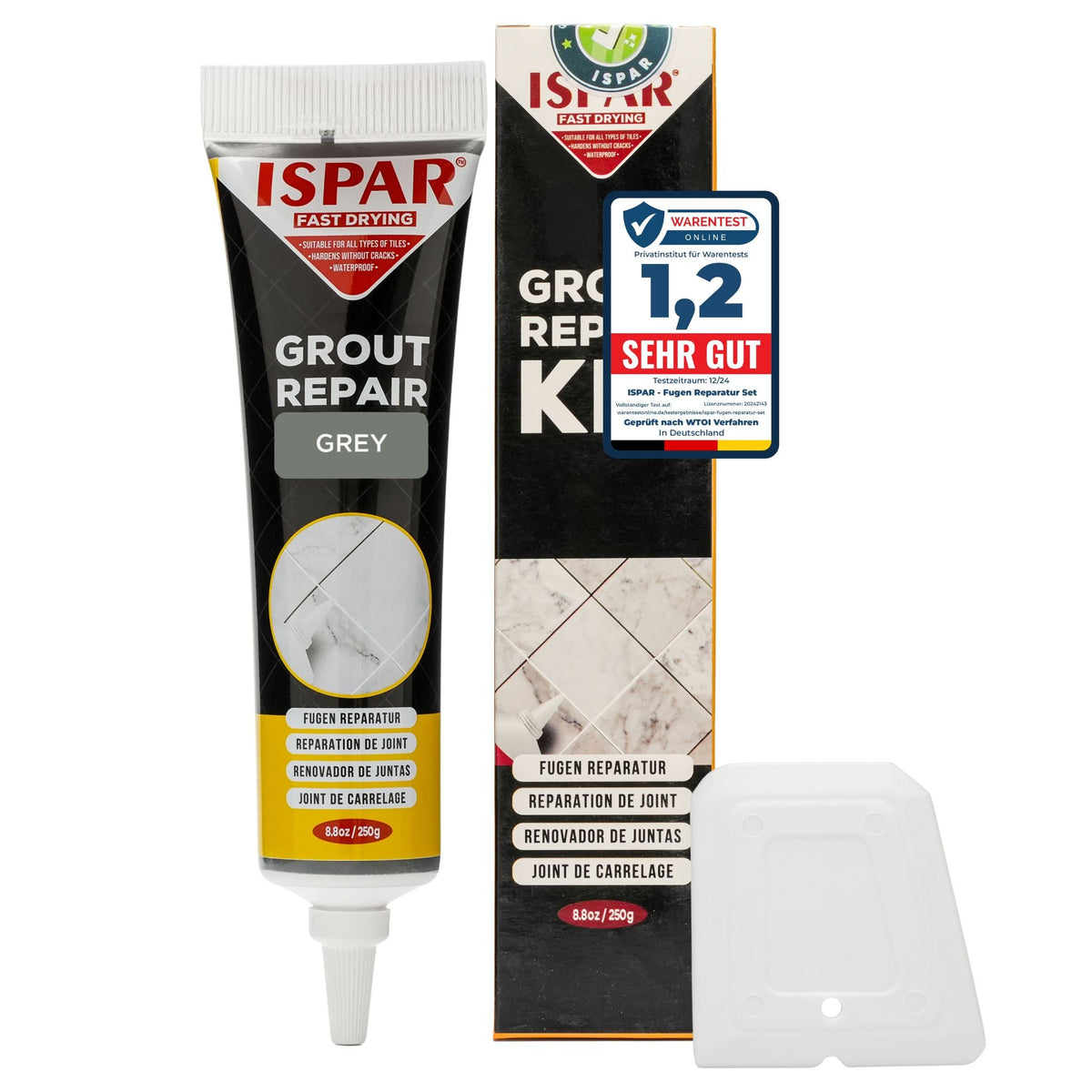 ISPAR Fugenreparatur-Set 250 g in Grau